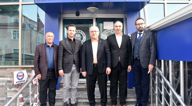 Rektör Ak’tan sendikalara ziyaret