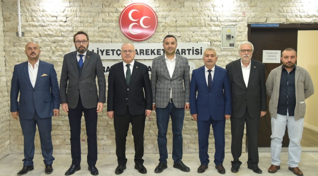 Rektör'den MHP ziyareti