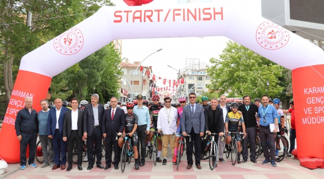 Karaman&#039;da Bisiklet Yarışı yapıldı