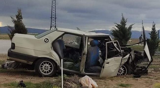 Karaman&#039;da feci kaza!