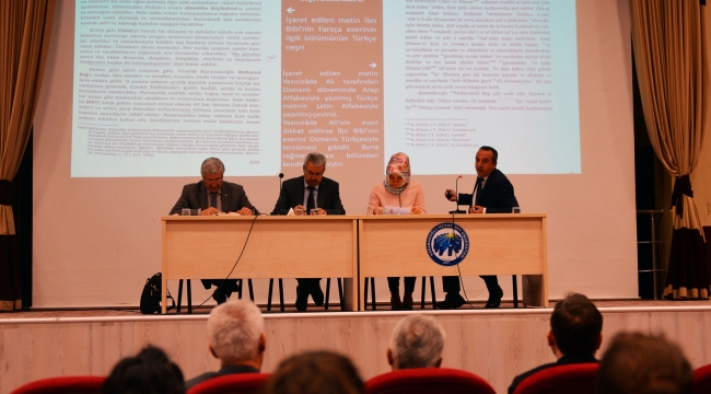 KMÜ'de Türk Dil Bayramı paneli