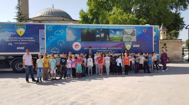 Meteoroloji Tırı, kapılarını Karaman’a açtı