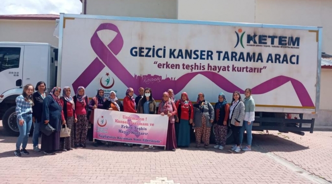 Mobil Ketem Tırı Sarıveliler’de