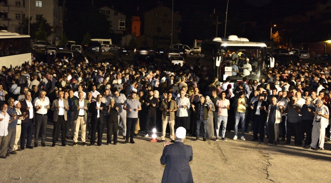 Vali Akkoyun hacı adaylarını uğurladı