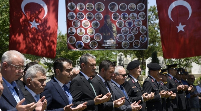 Bu bayramda da şehitler unutulmadı