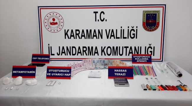 Karaman'da 1 kişi tutuklandı