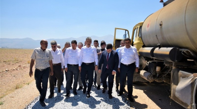 Vali Akkoyun devam eden çalışmaları inceledi