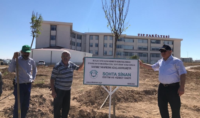 KMÜ&#039;de Fidanlar Toprak ile  Buluştu