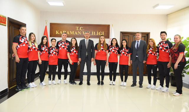 Şampiyonlardan Vali Akkoyun’a Ziyaret