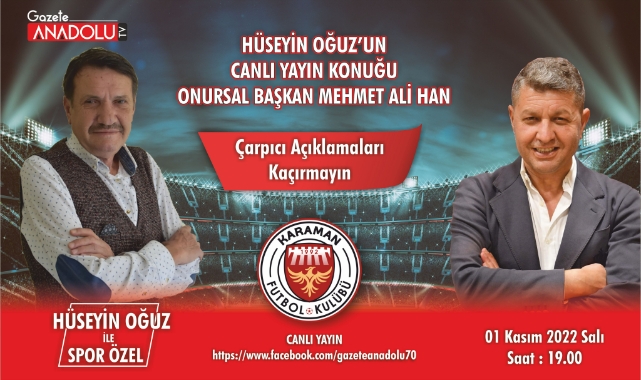 Başkan Han canlı yayın konuğu olacak!