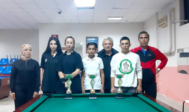 Bilardo müsabakaları sona erdi