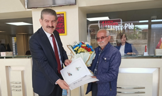 Karaman'da 182. müşteriye hediye verildi