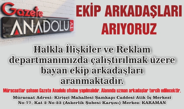 Ekip arkadaşları arıyoruz