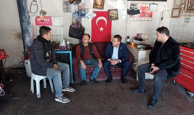 Vekil Eser’den esnaf ziyareti