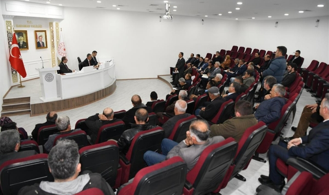 Vali Akkoyun Muhtarlarla buluştu