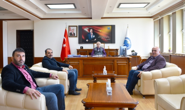 Başkan Bayram’dan Rektör Karaman’a ziyaret