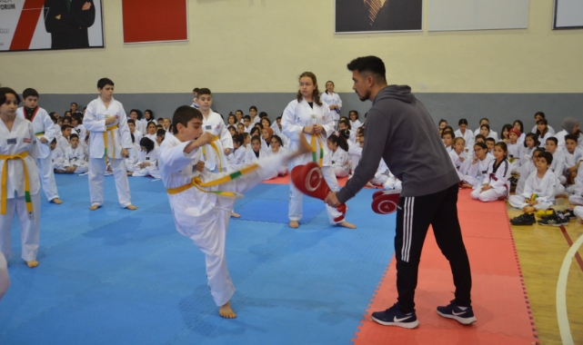 Karaman’da kuşak sınavı yapıldı