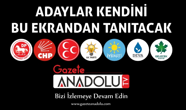 Seçimin nabzı Gazete Anadolu TV'de!