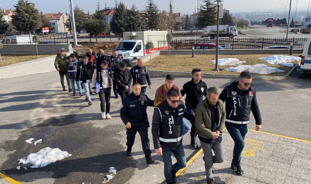 Karaman&#039;da 10 zanlı tutuklandı