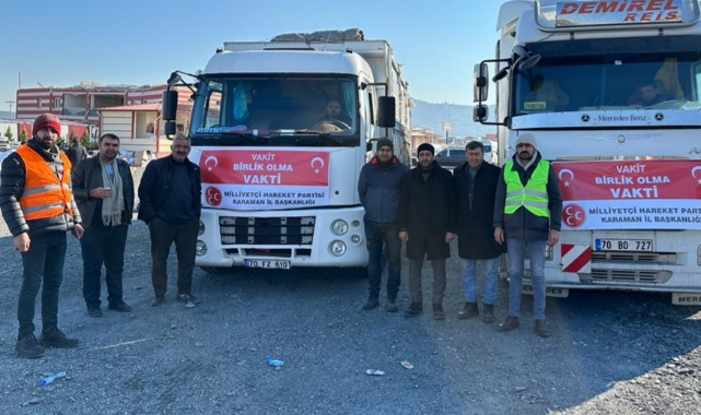 Karaman Depremzedelerin Yanında