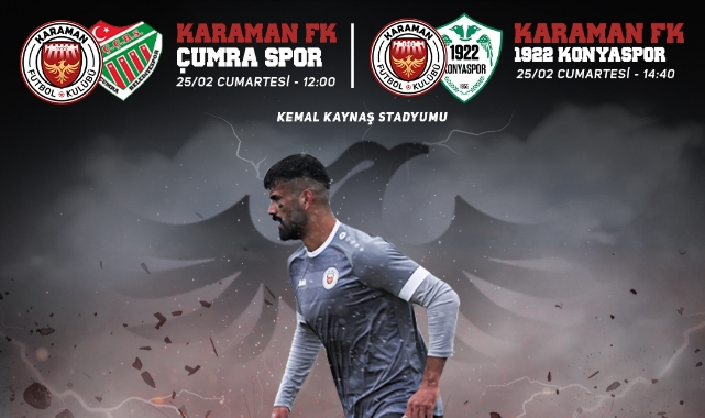Karaman FK’dan çifte hazırlık maçı