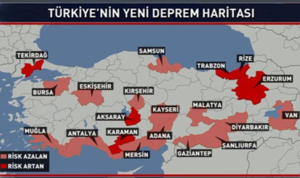 Karaman'ı korkutan harita!