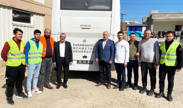 KMÜ deprem bölgesinde aşevi kurdu