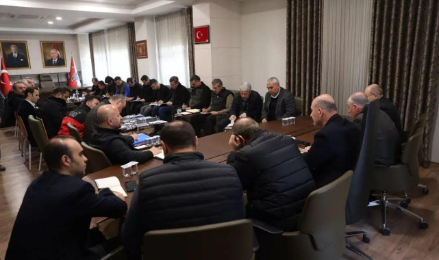 Vali Akkoyun toplantıya katıldı