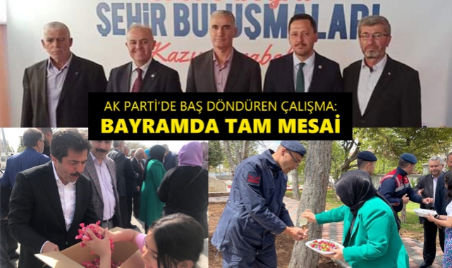 AK Parti bayramda tam mesai