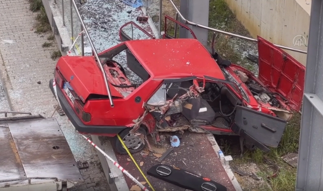 Akıllara durgunluk veren kaza