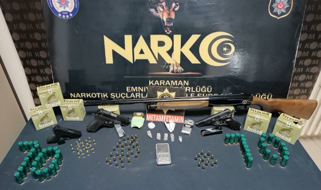 Karaman&#039;da uyuşturucu operasyonu