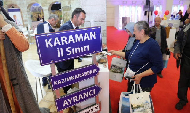 Karaman standı büyük ilgi görüyor