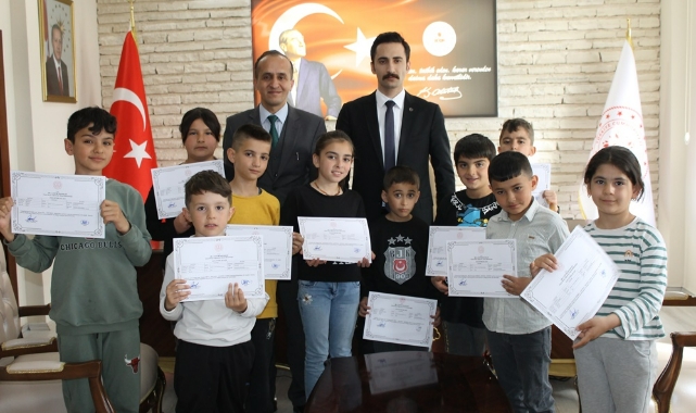 Kursu başarıyla tamamladılar