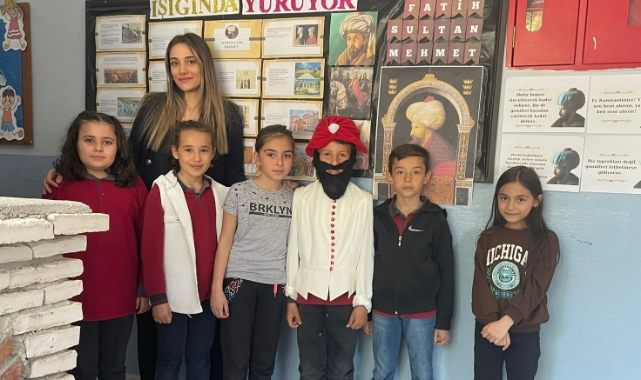Öğrenciler ecdadını öğreniyor