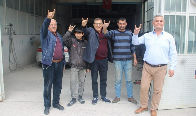 Sanayi esnafı Zorlu’yu bağrına bastı