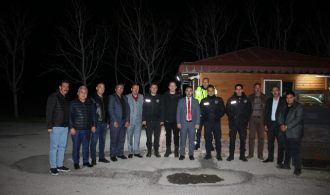 Soyfidan polis noktalarını ziyaret etti