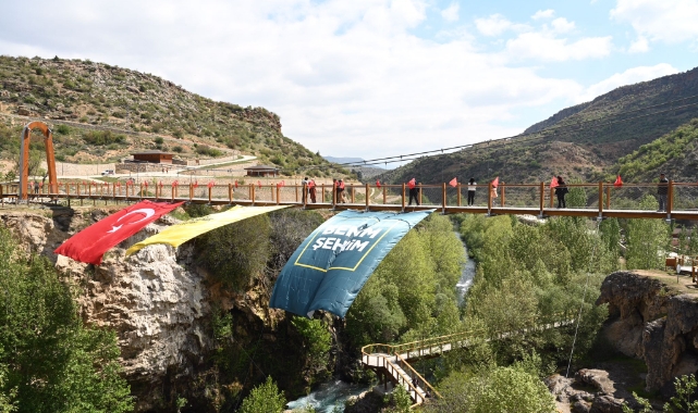 Yerköprü Şelalesi bir başka oldu