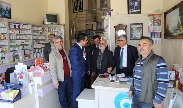 Başkan Kalaycı’dan esnaf ziyareti