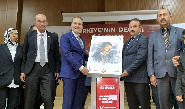 Fatih Erbakan'a anlamlı hediye