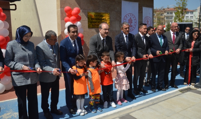 Karaman&#039;da kütüphane açılışı yapıldı