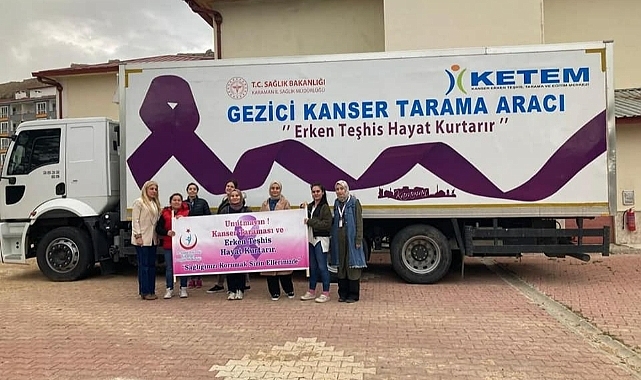 Mobil tır Sarıveliler'de