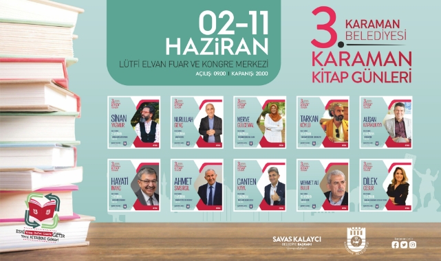 Yazarlar Karaman’da buluşuyor