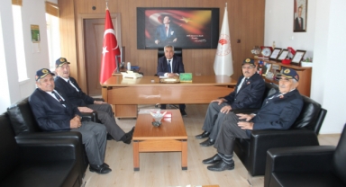 Gazilerden Şahinbaş’a ziyaret