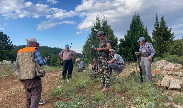 Karamanlı avcılar boş durmuyor