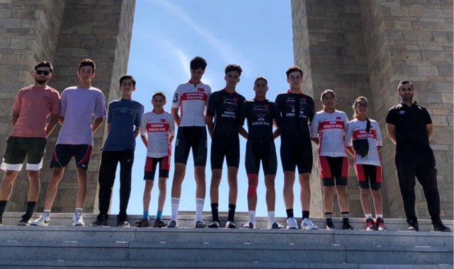 Karamanlı bisikletçilerden madalyalar