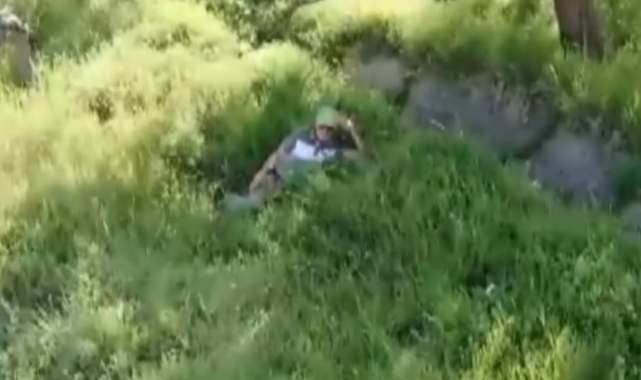 Kayıp hastayı dron buldu