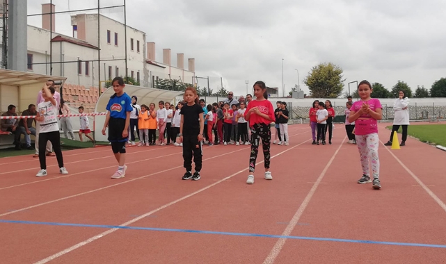 Küçük atletler göz doldurdu