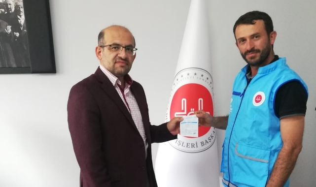 Kurban bağışında bulundu