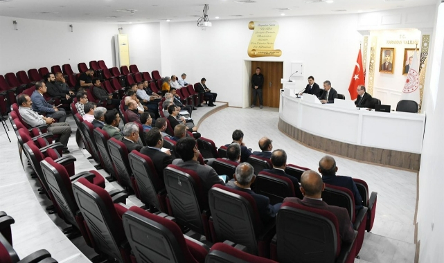 Muhtarlar köylerdeki sorunları iletti