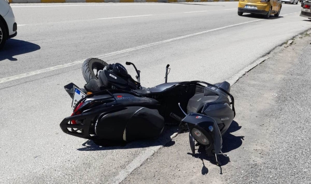 Tırla çarpışan motosikletin sürücüsü ağır yaralandı